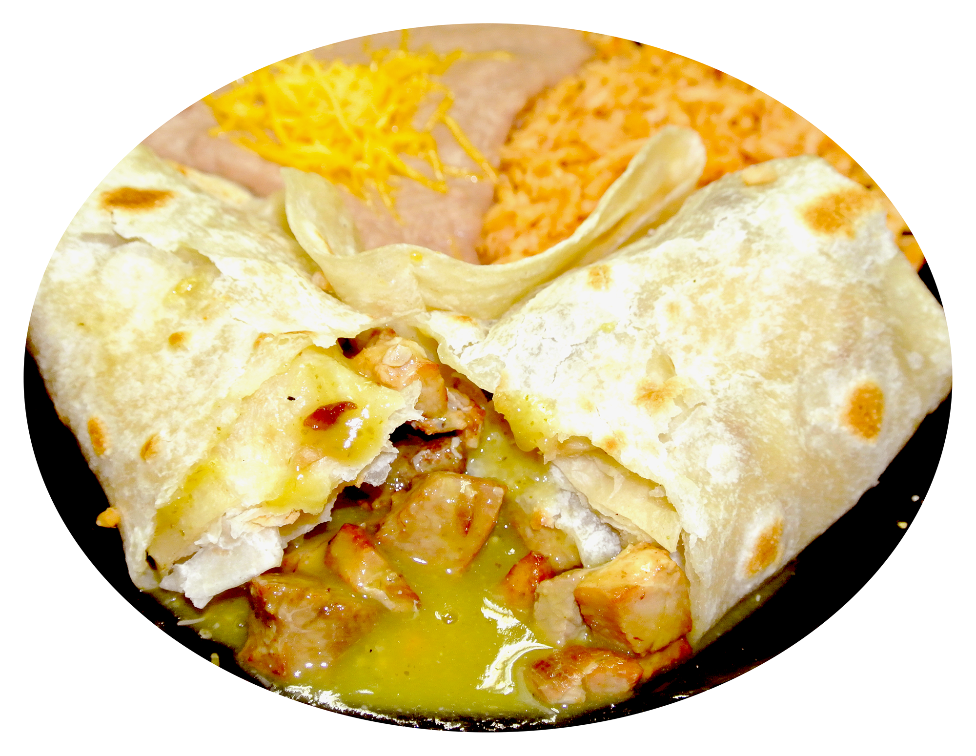 Green Chile Burrito Combo
